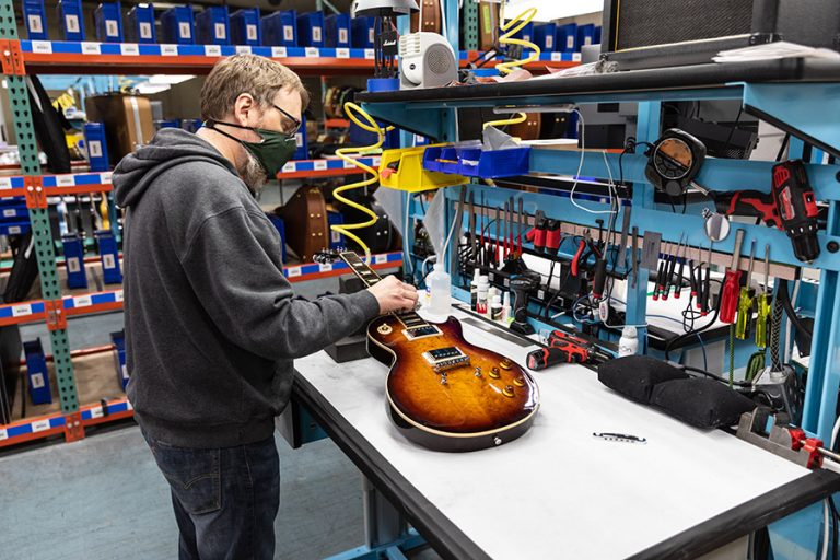 Gibson Launches Repair & Restoration Shop Electric Guitar Review